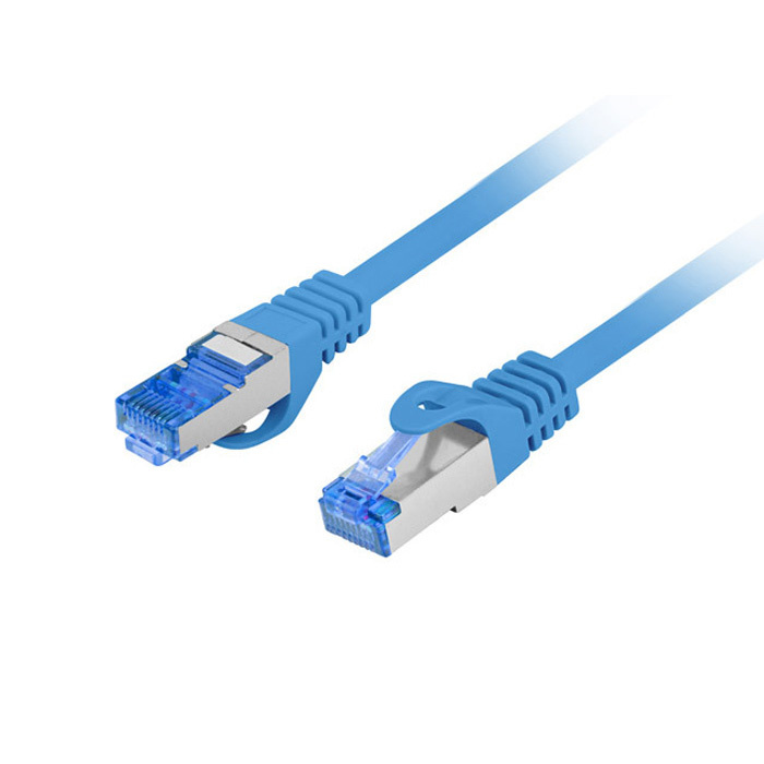 Patch Cord CAT.6A S/FTP 26AWG LSZH CCA (Copper Cladded Aluminium) BLUE - 20M Patch Cord CAT.6A S/FTP 26AWG LSZH CCA (Copper Cladded Aluminium) BLUE - 20M