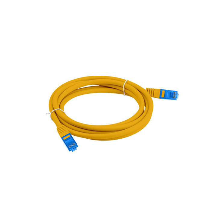 Patch Cord CAT.6A S/FTP 26AWG LSZH CCA (Copper Cladded Aluminium) ORANGE - 3M Patch Cord CAT.6A S/FTP 26AWG LSZH CCA (Copper Cladded Aluminium) ORANGE - 3M