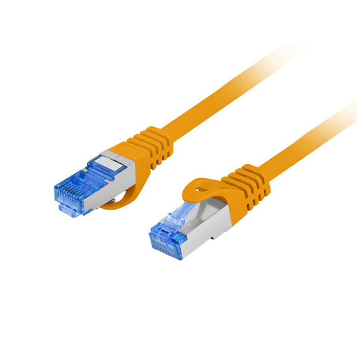 Patch Cord CAT.6A S/FTP 26AWG LSZH CCA (Copper Cladded Aluminium) ORANGE - 5M Patch Cord CAT.6A S/FTP 26AWG LSZH CCA (Copper Cladded Aluminium) ORANGE - 5M