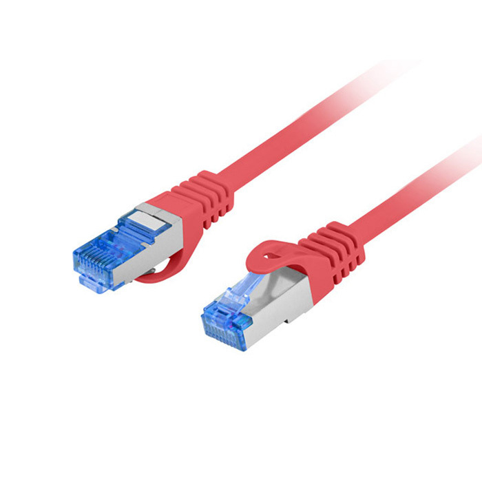 Patch Cord CAT.6A S/FTP 26AWG LSZH CCA (Copper Cladded Aluminium) RED - 10M Patch Cord CAT.6A S/FTP 26AWG LSZH CCA (Copper Cladded Aluminium) RED - 10M