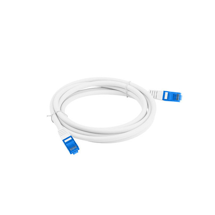 Patch Cord CAT.6A S/FTP 26AWG LSZH CCA (Copper Cladded Aluminium) WHITE - 3M Patch Cord CAT.6A S/FTP 26AWG LSZH CCA (Copper Cladded Aluminium) WHITE - 3M
