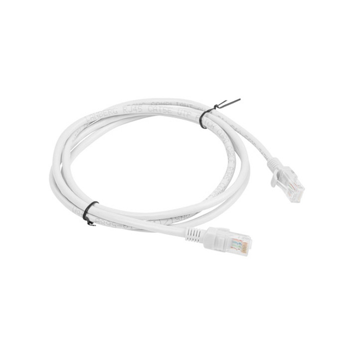 Patch Cord CAT5E U/UTP (AWG26, Copper Cladded Aluminium), PVC, Ø 4,80 mm, Grey - 1,5m Patch Cord CAT5E U/UTP (AWG26, Copper Cladded Aluminium), PVC, Ø 4,80 mm, Grey - 1,5m