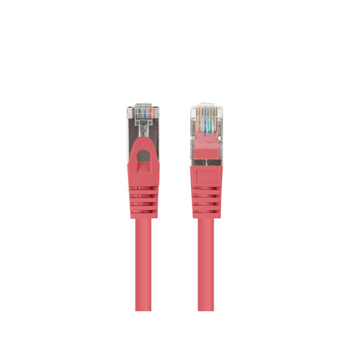 Patch Cord CAT6 F/UTP (AWG26, Copper Cladded Aluminium), PVC, Ø 5,70 mm, Red - 0,25m Patch Cord CAT6 F/UTP (AWG26, Copper Cladded Aluminium), PVC, Ø 5,70 mm, Red - 0,25m
