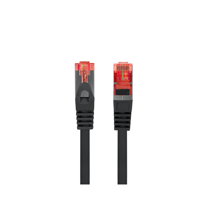 Patch Cord CAT6 S/FTP (AWG26), LSZH, Ø 5,70 mm, Black - 0,5m Patch Cord CAT6 S/FTP (AWG26), LSZH, Ø 5,70 mm, Black - 0,5m