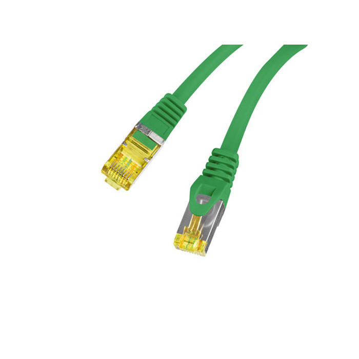 Patch Cord CAT6A S/FTP (AWG27), LSZH, Ø 6,00 mm, Green - 2m Patch Cord CAT6A S/FTP (AWG27), LSZH, Ø 6,00 mm, Green - 2m