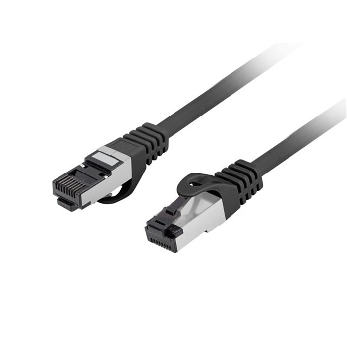 Patch Cord CAT8.1 S/FTP (AWG26), LSZH, Ø 6,20 mm, Black - 2m Patch Cord CAT8.1 S/FTP (AWG26), LSZH, Ø 6,20 mm, Black - 2m