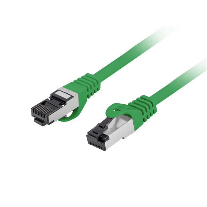 Patch Cord CAT8.1 S/FTP (AWG26), LSZH, Ø 6,20 mm, Green - 1m Patch Cord CAT8.1 S/FTP (AWG26), LSZH, Ø 6,20 mm, Green - 1m
