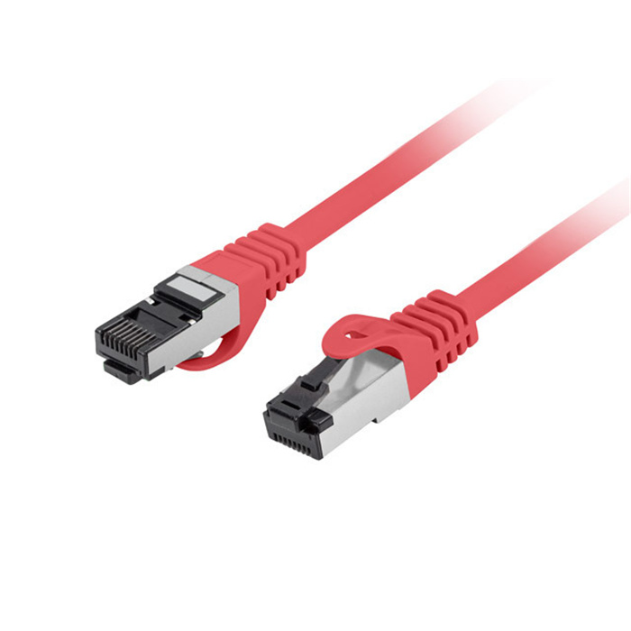 Patch Cord CAT8.1 S/FTP (AWG26), LSZH, Ø 6,20 mm, Red - 0,5m Patch Cord CAT8.1 S/FTP (AWG26), LSZH, Ø 6,20 mm, Red - 0,5m
