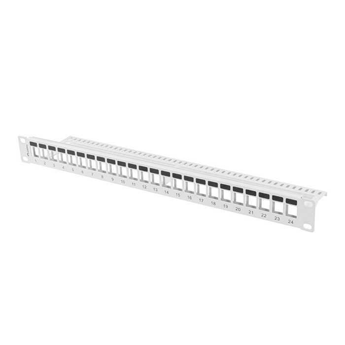 Patch Panel 1U 19" Blank (24 Ports Keystone) - GREY (no grounding) Patch Panel 1U 19" Blank (24 Ports Keystone) - GREY (no grounding)