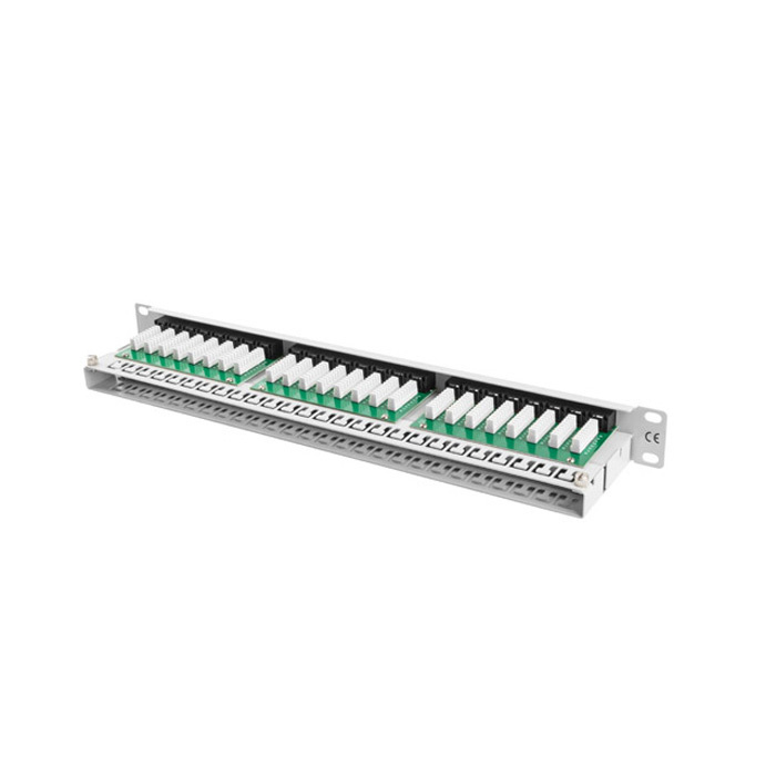 PATCH PANEL 1U 19" CAT.5E (48 IDC Ports) - GREY PATCH PANEL 1U 19" CAT.5E (48 IDC Ports) - GREY