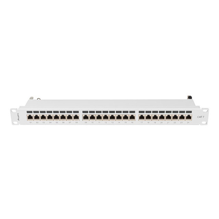 PATCH PANEL 1U 19" CAT.7 Shielded (24 IDC Ports) - GREY PATCH PANEL 1U 19" CAT.7 Shielded (24 IDC Ports) - GREY