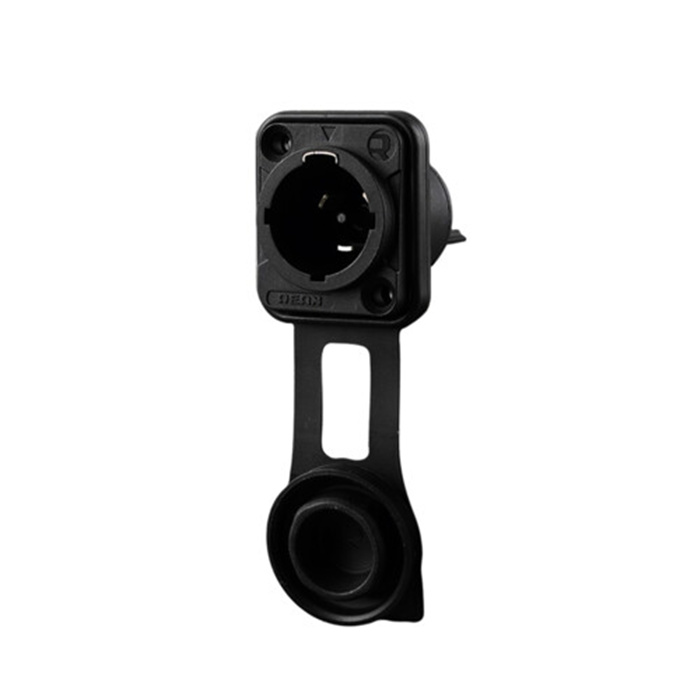 Power X Series/Airtight - 16A Lockable male (power-in) chassis connector Power X Series/Airtight - 16A Lockable male (power-in) chassis connector