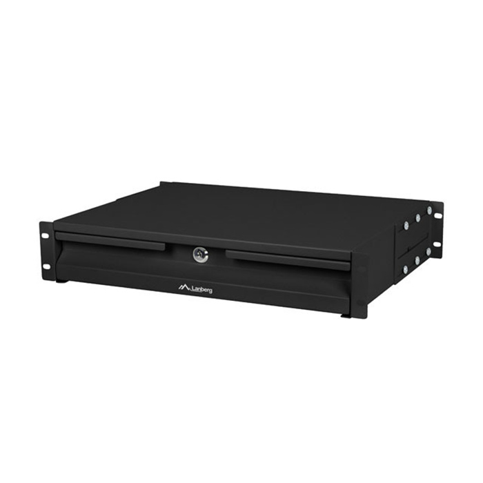Rack Drawer 19" - 2U, 360mm deep, Max Load Capacity up to 90kg, Black (RAL9004) Rack Drawer 19" - 2U, 360mm deep, Max Load Capacity up to 90kg, Black (RAL9004)