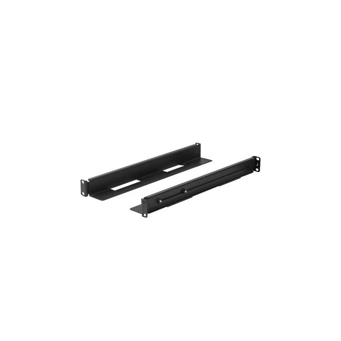 Rack Mounting Rail 19" - 1U, Sliding 397-680mm, Black (RAL9004) Rack Mounting Rail 19" - 1U, Sliding 397-680mm, Black (RAL9004)