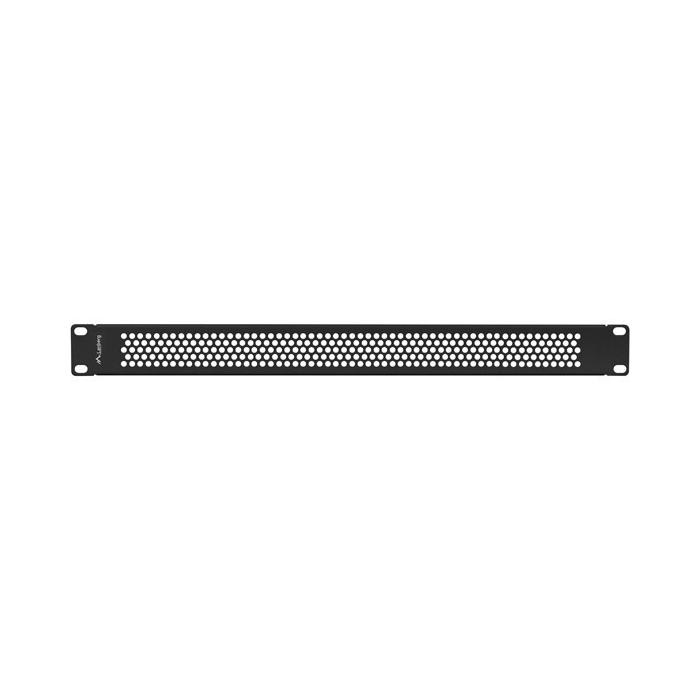 Rack Plate 19" - 1U, Blank plate, Mesh perforated, Black (RAL9004) Rack Plate 19" - 1U, Blank plate, Mesh perforated, Black (RAL9004)