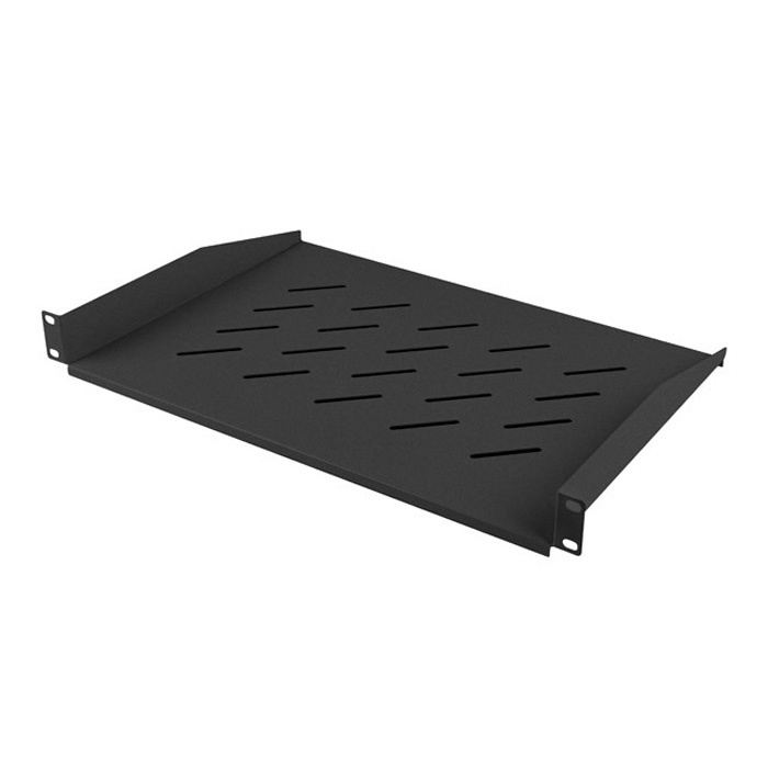 Rack Shelf 19" - 1U - 483 x 315mm, max load capacity up to 25kg, Black (RAL9004) Rack Shelf 19" - 1U - 483 x 315mm, max load capacity up to 25kg, Black (RAL9004)