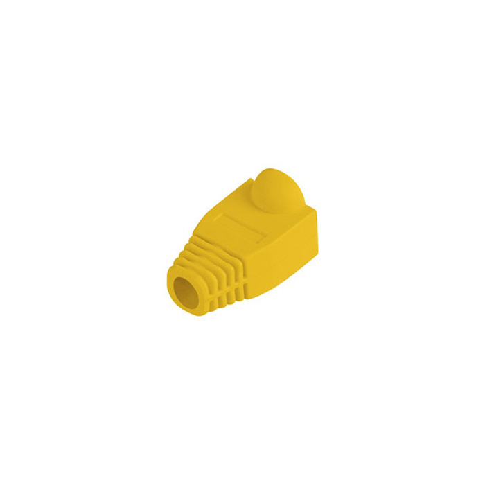 RJ45 STRAIN RELIEF (BOOT CAP) YELLOW (MOQ 100 pcs) RJ45 STRAIN RELIEF (BOOT CAP) YELLOW (MOQ 100 pcs)