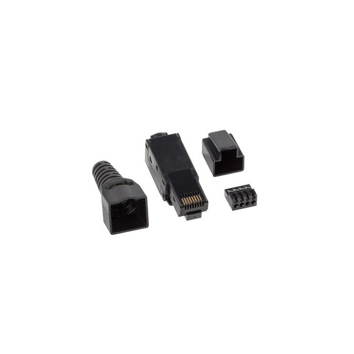 Robust RJ45 CAT6 UTP Plug Tool-Less, AWG26->22, Ø6->9mm Robust RJ45 CAT6 UTP Plug Tool-Less, AWG26->22, Ø6->9mm