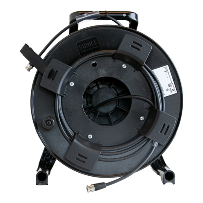Sommer Vector+ (12G-SDI, 4K-UHD) Flexible Cable on Schill GT310.RM w/ Neutrik UHD BNC - 50m Sommer Vector+ (12G-SDI, 4K-UHD) Flexible Cable on Schill GT310.RM w/ Neutrik UHD BNC - 50m