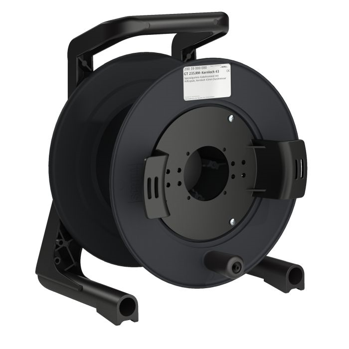 Special Rubber Cable Drum, with auxiliary spool, hole 43mm in the core (IØ135-EØ235-L112mm) Special Rubber Cable Drum, with auxiliary spool, hole 43mm in the core (IØ135-EØ235-L112mm)