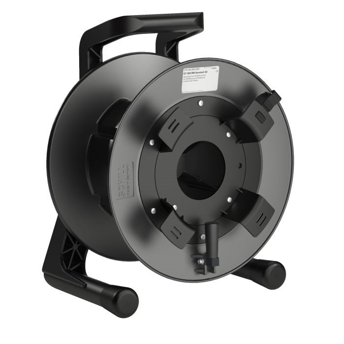 Special Rubber Cable Drum, with auxiliary spool, hole 50mm in the core (IØ236-EØ380-L182mm) Special Rubber Cable Drum, with auxiliary spool, hole 50mm in the core (IØ236-EØ380-L182mm)