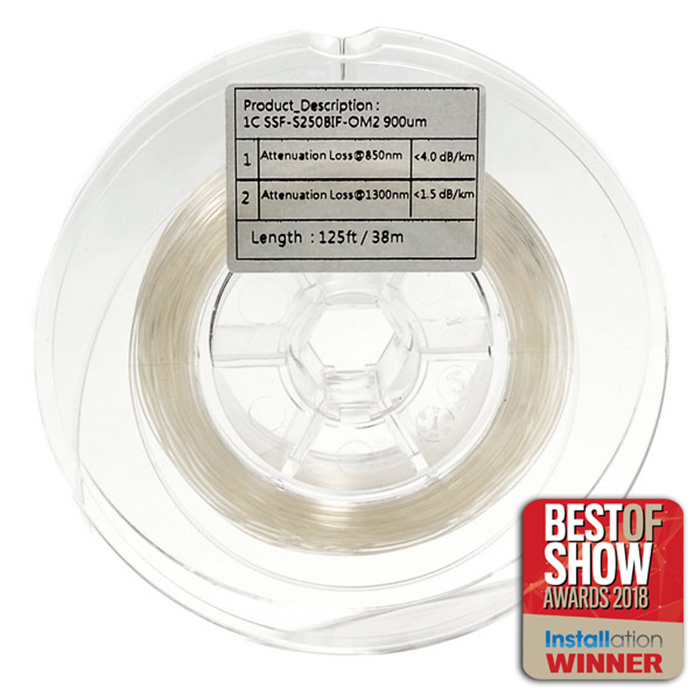 SSF Cleerfiber Multimode LC-LC 23m with 900 µm transparent jacket SSF Cleerfiber Multimode LC-LC 23m with 900 µm transparent jacket