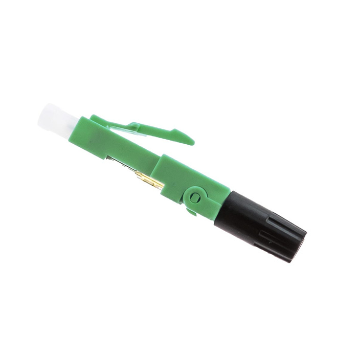 SSF field-installable LC Connectors Singlemode APC, Green, (250/900µm & 2/3mm) SSF field-installable LC Connectors Singlemode APC, Green, (250/900µm & 2/3mm)