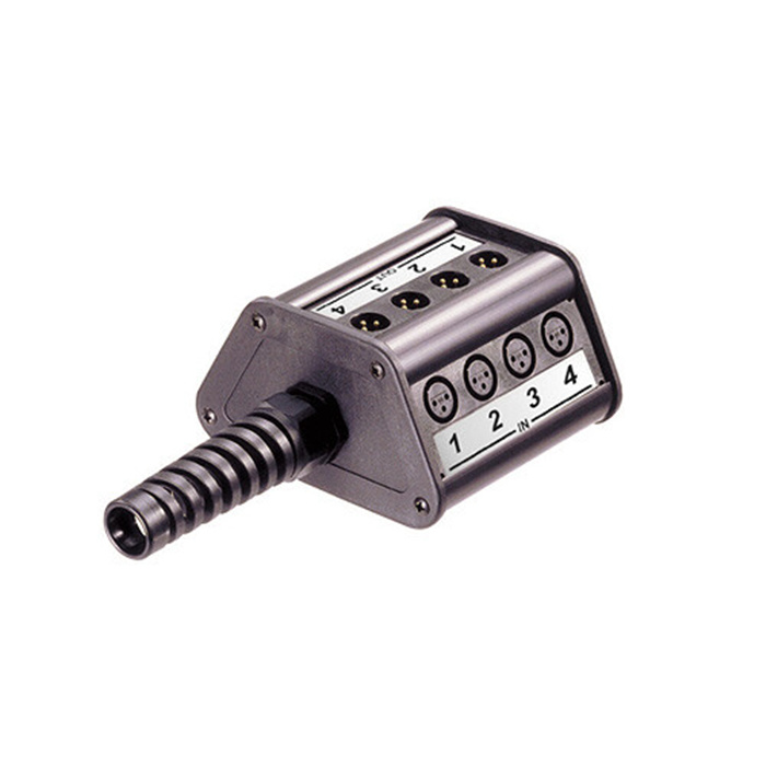 STAGE BOX Type A, length 1, 8 IN (female/send) and 4 OUT (male/return) STAGE BOX Type A, length 1, 8 IN (female/send) and 4 OUT (male/return)