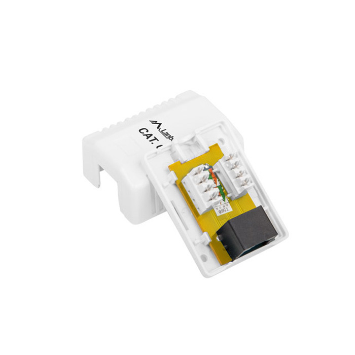 Surface Mount Box CAT.6 UTP with 1 RJ45 - White Surface Mount Box CAT.6 UTP with 1 RJ45 - White