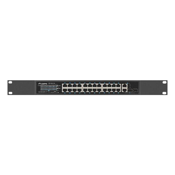 SWITCH 24X 100MB/S POE+/2X COMBO RACK 19" GIGABIT ETHERNET 360W V2 SWITCH 24X 100MB/S POE+/2X COMBO RACK 19" GIGABIT ETHERNET 360W V2