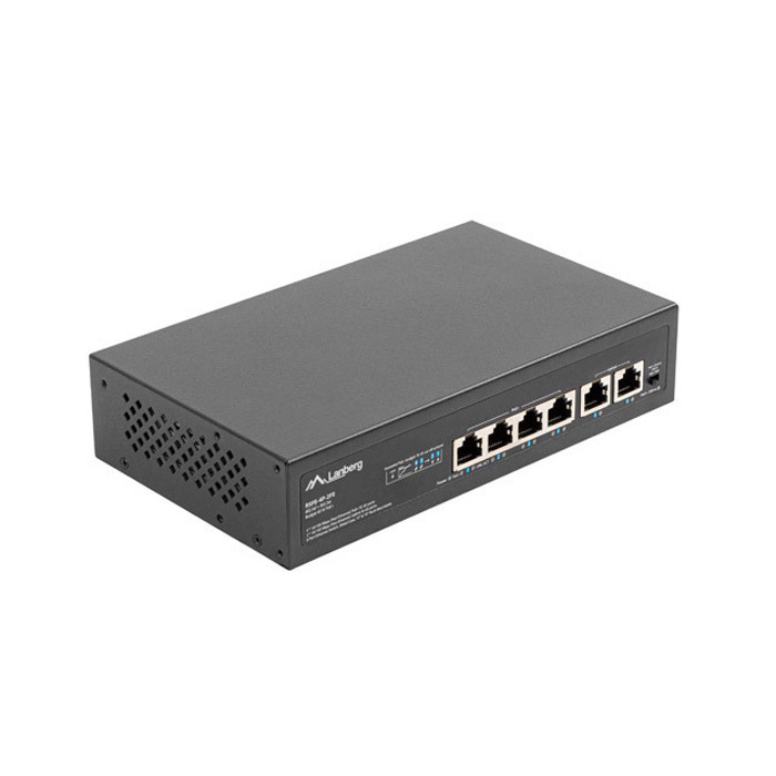 SWITCH 4x 100MB POE+/2x 100MB UNMANAGED RACK 10"/19" FAST ETHERNET 60W SWITCH 4x 100MB POE+/2x 100MB UNMANAGED RACK 10"/19" FAST ETHERNET 60W