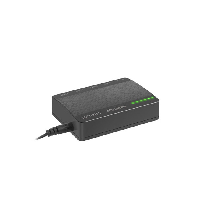 SWITCH DSP1-0105 5x 100Mbit/s UNMANAGED FAST ETHERNET DESKTOP 5V SWITCH DSP1-0105 5x 100Mbit/s UNMANAGED FAST ETHERNET DESKTOP 5V