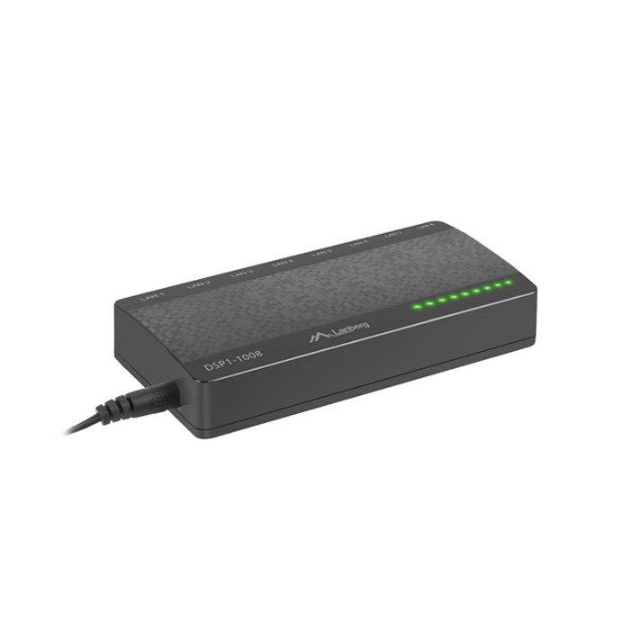 SWITCH DSP1-1008 8x 1Gbit/s UNMANAGED GIGABIT ETHERNET DESKTOP 5V SWITCH DSP1-1008 8x 1Gbit/s UNMANAGED GIGABIT ETHERNET DESKTOP 5V