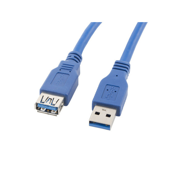 USB-A male-female (USB 3.0) Extension Cable (5 Gbps), Blue -1,8m USB-A male-female (USB 3.0) Extension Cable (5 Gbps), Blue -1,8m