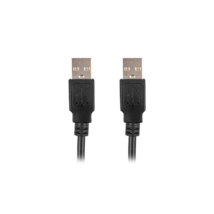 USB-A male - USB-A male (USB 2.0) Cable (480 Mbps), Black - 1m USB-A male - USB-A male (USB 2.0) Cable (480 Mbps), Black - 1m