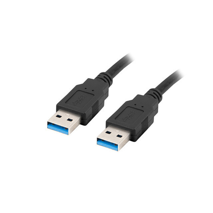 USB-A male - USB-A male (USB 3.0) Cable (5 Gbps), Black - 0,5m USB-A male - USB-A male (USB 3.0) Cable (5 Gbps), Black - 0,5m