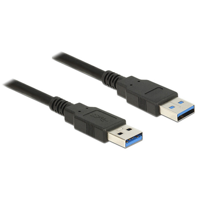 USB-A male - USB-A male (USB 3.0) Cable (5 Gbps), Black - 3m USB-A male - USB-A male (USB 3.0) Cable (5 Gbps), Black - 3m
