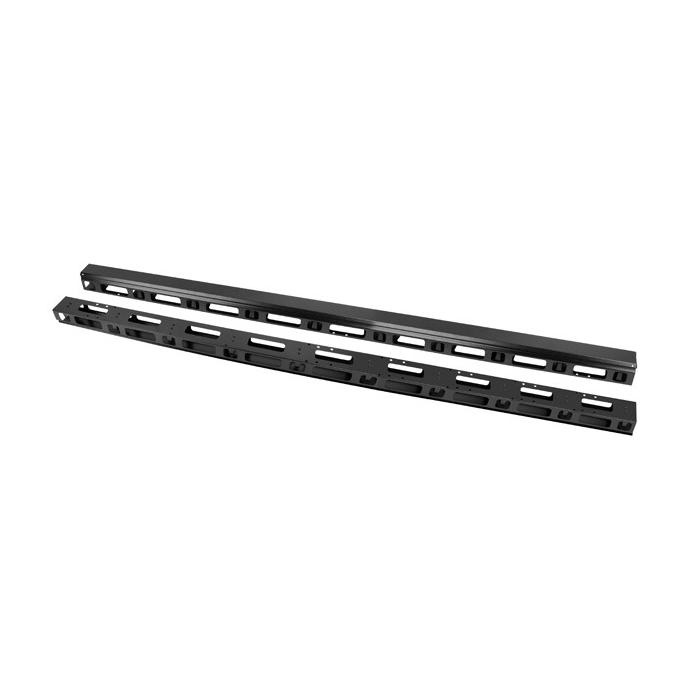 Vertical Cable Management 19'' - 47U for FF01 Serie (only 800mm width), Black, 2 pieces Vertical Cable Management 19'' - 47U for FF01 Serie (only 800mm width), Black, 2 pieces