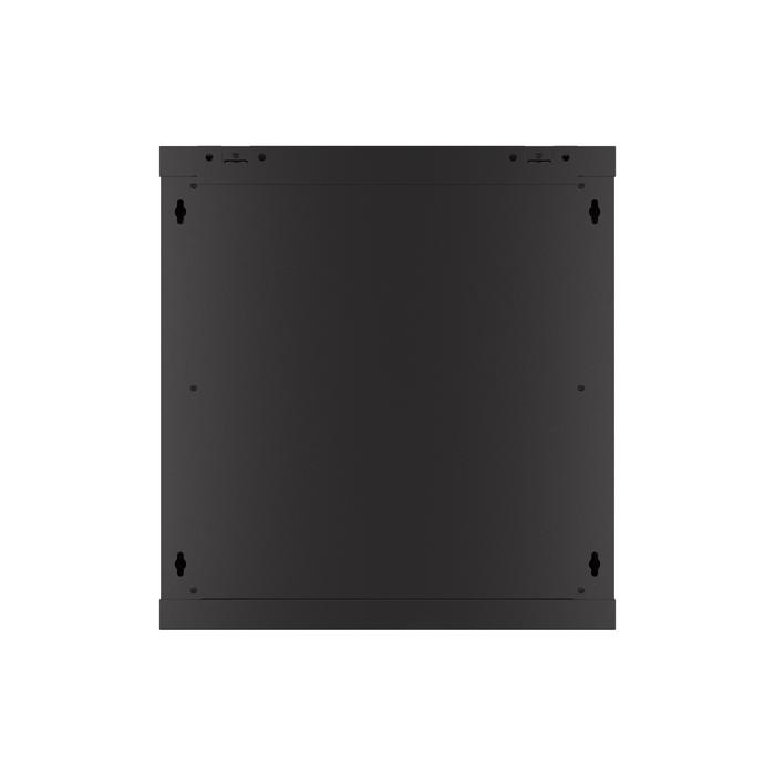 WALL-MOUNT 19" 12U/600X450 WITH PERFORATED DOOR BLACK (FLAT PACK) WALL-MOUNT 19" 12U/600X450 WITH PERFORATED DOOR BLACK (FLAT PACK)
