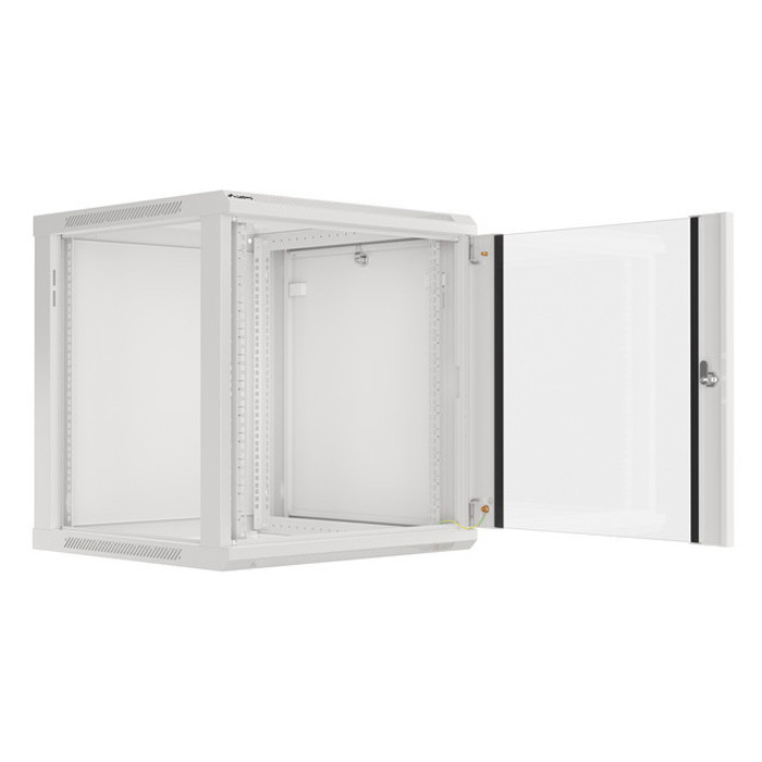 WALL-MOUNT 19” 12U/600x600 (Flat Pack) GREY with GLASS front door WALL-MOUNT 19” 12U/600x600 (Flat Pack) GREY with GLASS front door