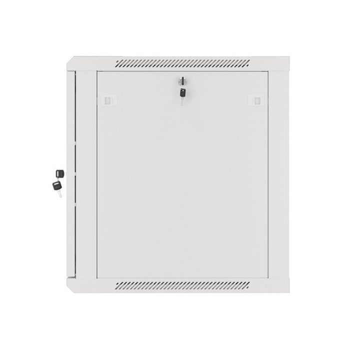 WALL-MOUNT 19” 12U/600x600 (Flat Pack) GREY with METAL front door WALL-MOUNT 19” 12U/600x600 (Flat Pack) GREY with METAL front door
