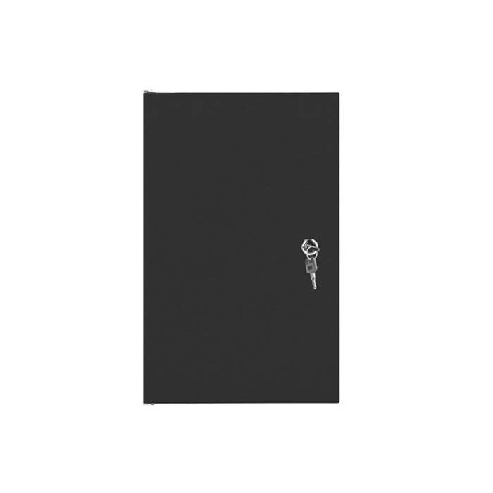 Wall mount rack 10” - 9U - 280 x 310, Black (RAL9004), Metal front door (Unassembled) Wall mount rack 10” - 9U - 280 x 310, Black (RAL9004), Metal front door (Unassembled)