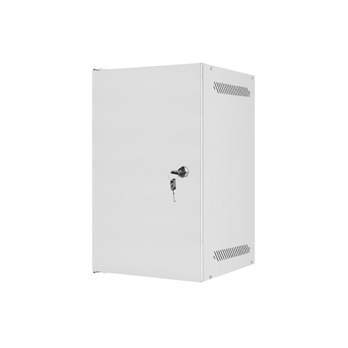 Wall mount rack 10” - 9U - 280 x 310, Grey (RAL7035), Metal front door (Unassembled) Wall mount rack 10” - 9U - 280 x 310, Grey (RAL7035), Metal front door (Unassembled)