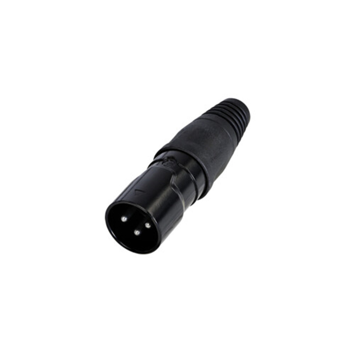 Z Series/Outdoor (IP65) - 3 pole XLR male cable connector - Black housing, Tin plated contacts Z Series/Outdoor (IP65) - 3 pole XLR male cable connector - Black housing, Tin plated contacts