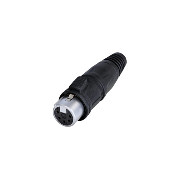 Z Series/Outdoor (IP65) - 5 pole XLR female cable connector, Chrome housing & Tin contacts Z Series/Outdoor (IP65) - 5 pole XLR female cable connector, Chrome housing & Tin contacts