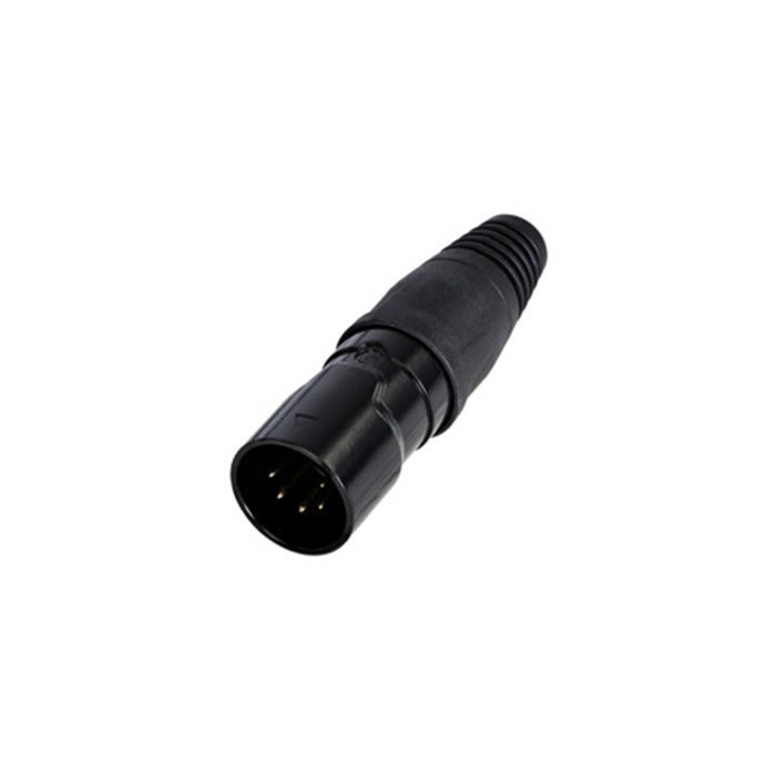 Z Series/Outdoor (IP65) - 5 pole XLR male cable connector, Black housing & Gold contacts Z Series/Outdoor (IP65) - 5 pole XLR male cable connector, Black housing & Gold contacts