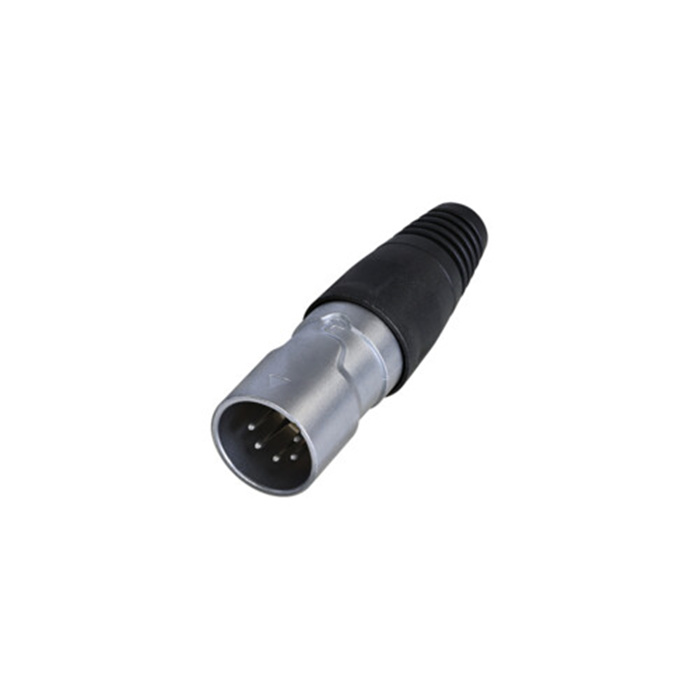 Z Series/Outdoor (IP65) - 5 pole XLR male cable connector, Chrome housing & Tin contacts Z Series/Outdoor (IP65) - 5 pole XLR male cable connector, Chrome housing & Tin contacts