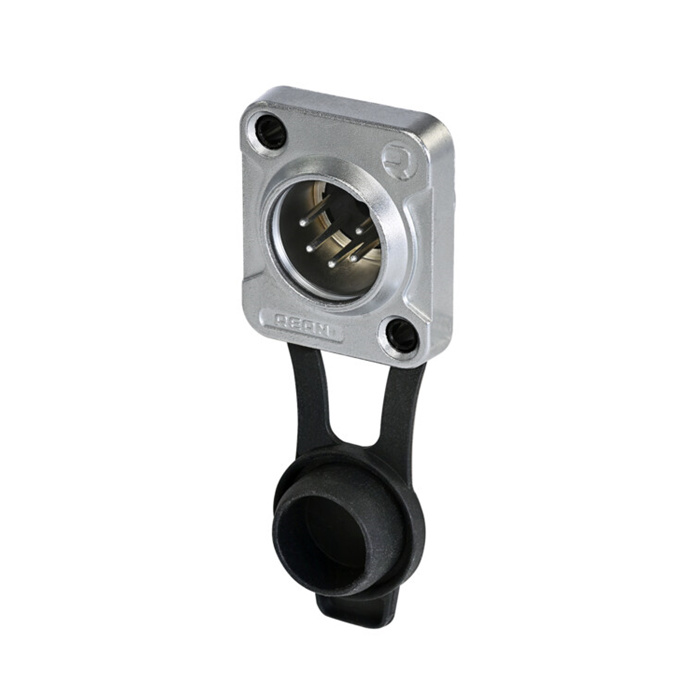 Z Series/Outdoor (IP65) - 5 pole XLR male D-size chassis connector, Chrome housing & tin contacts Z Series/Outdoor (IP65) - 5 pole XLR male D-size chassis connector, Chrome housing & tin contacts